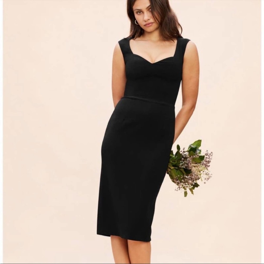 Dress the Population Elle midi dress black - Medium
